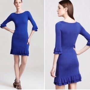 Lilly Pulitzer | Helena Royal Blue Sweater Dress Medium. Midi